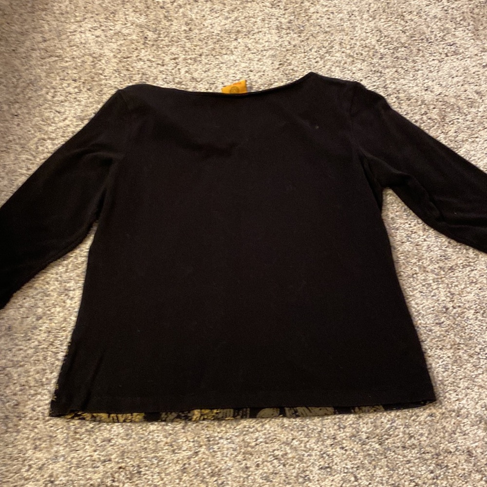 Ruby Rd Black with Gold Sequins PS - Picture 3 of 3